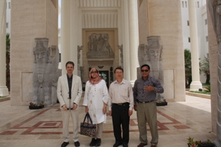 بازدید سفیر تایلند در ایران از مراکز نیلوفر آبی در کیش